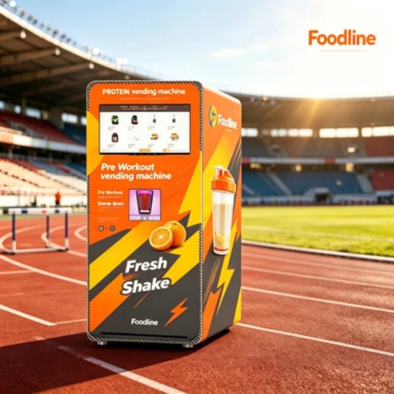 FOODLINE Electric Protein Powder Vending Machine Automatic Prepare Protein Shake For Gym
