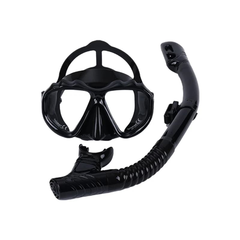 Set da snorkeling Full Dry Scuba Diving Maschera subacquea libera Occhialini da nuoto Respirazione a secco