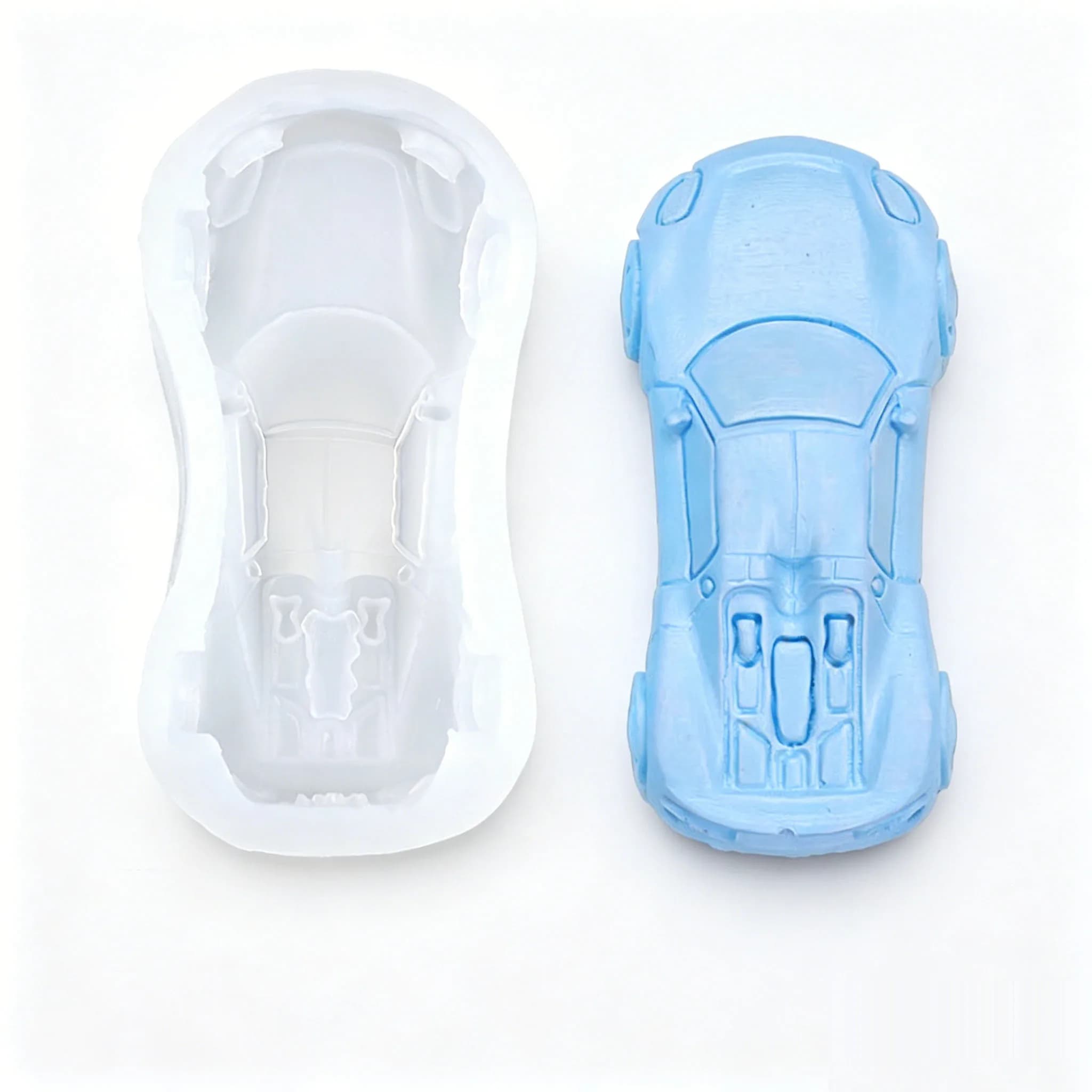 DIY Handmade Jewelry UV Epoxy Resin Craft Supplies - Bus Car Silicone Mold for Home Garden Decoration