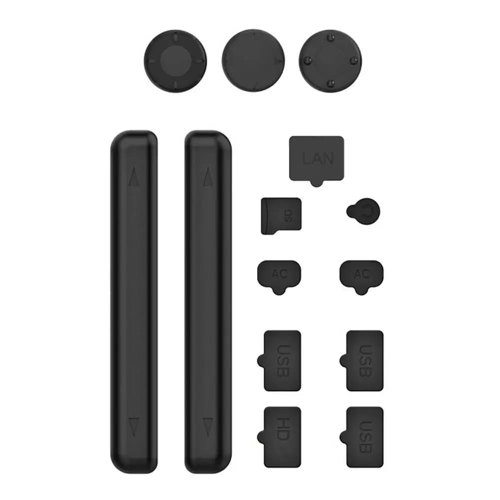 Per Switch Set antipolvere in silicone per Switch OLED e kit tappo antipolvere e schermo per interruttori, copertura antipolvere per accessori per console di gioco