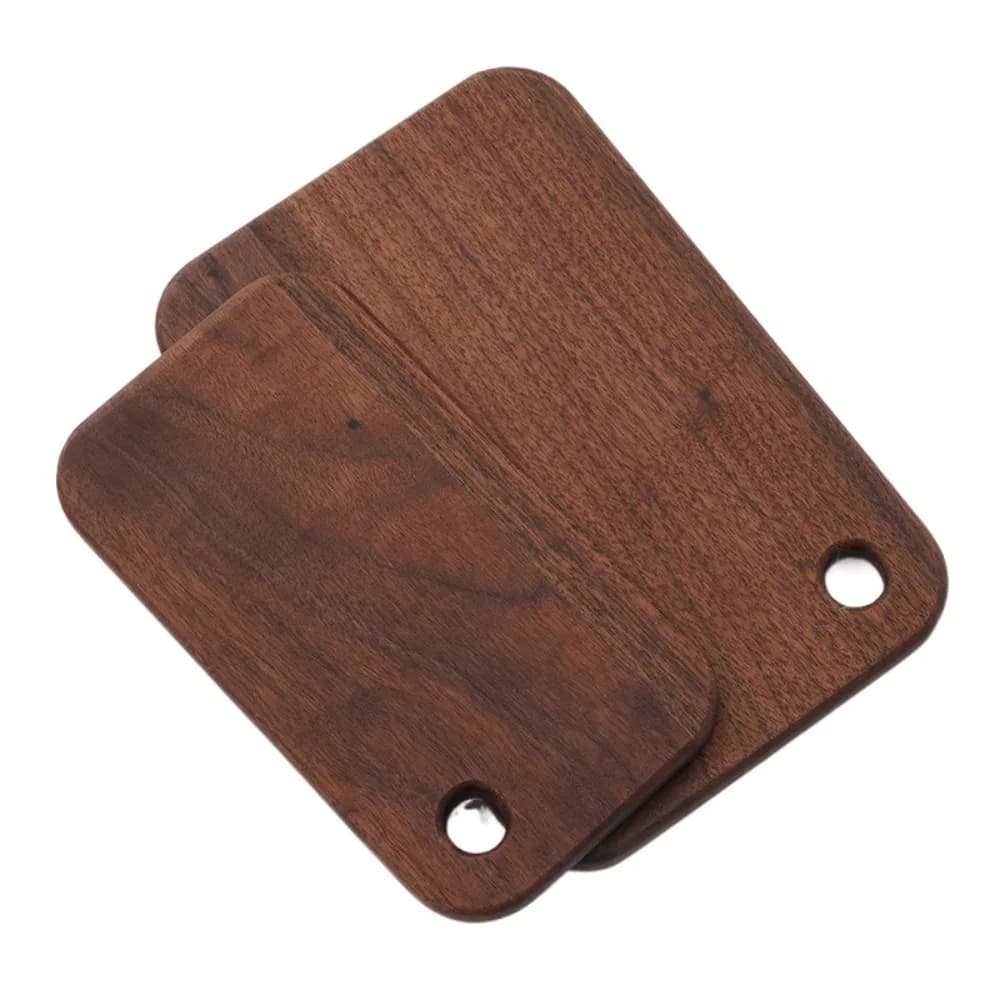 Outdoor wooden cutters Fruit cutters in double face walnut Portable camping kitchen utensils for lunch box 800/1000 ml
