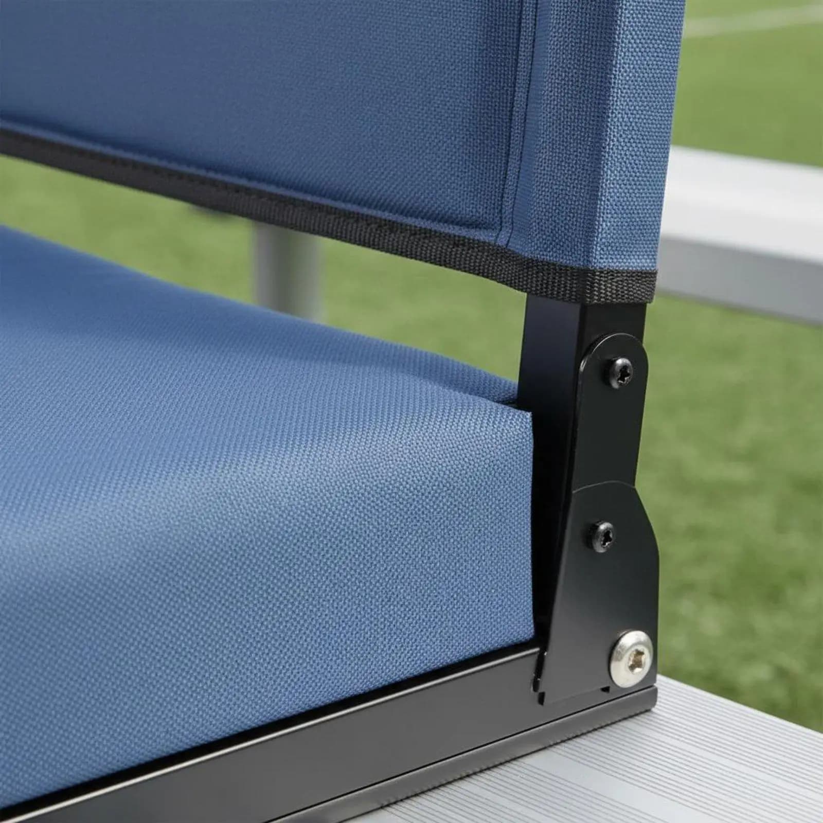 Folding Stadium Seat with Back Support Foldable Portable Bleacher Chair Cushion