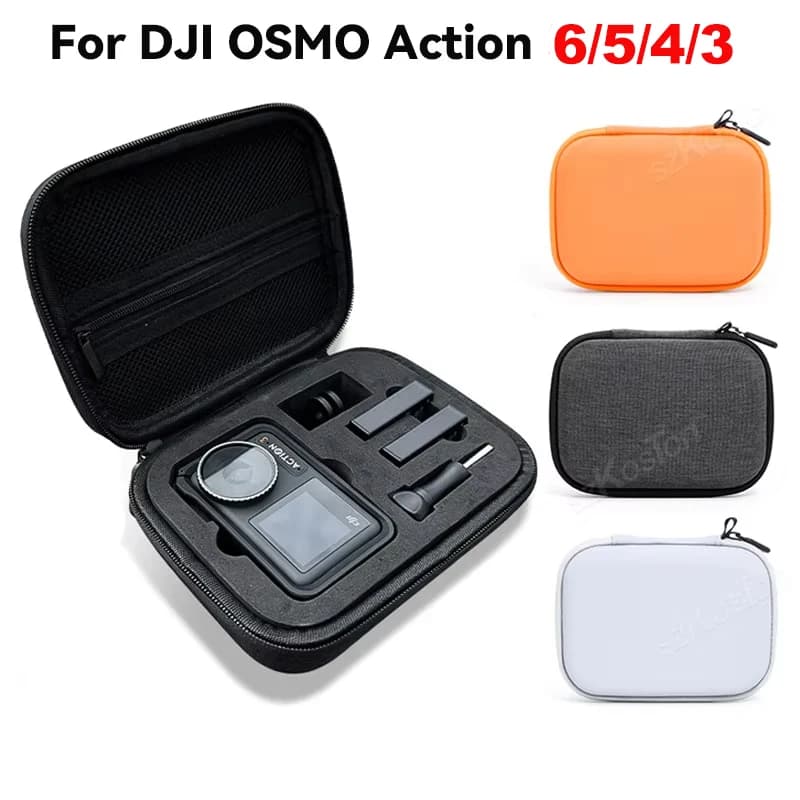 Mini portable bag for DJI OSMO Action 5 Pro Action 6 4 Hard case Transport case Sports camera accessories