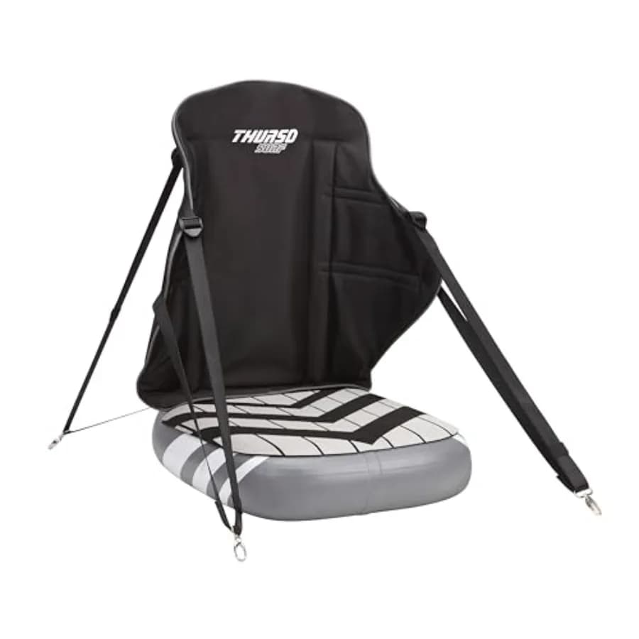 Sedile Universale Gonfiabile per Kayak con Supporto per la Schiena - Sedile Regolabile per Paddle Board con Schienale Extra Resistente e Confortevole
