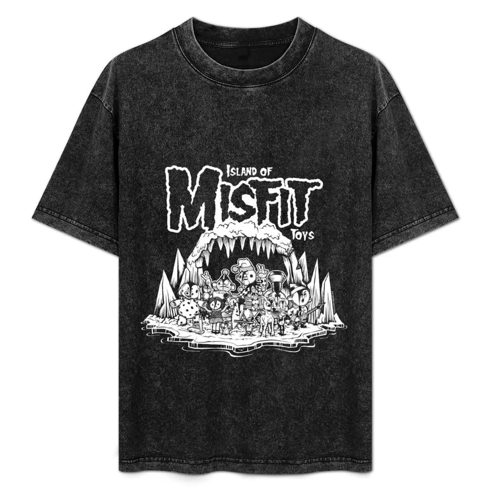 T-shirt Misfit Toys, semplice e casual, a maniche corte