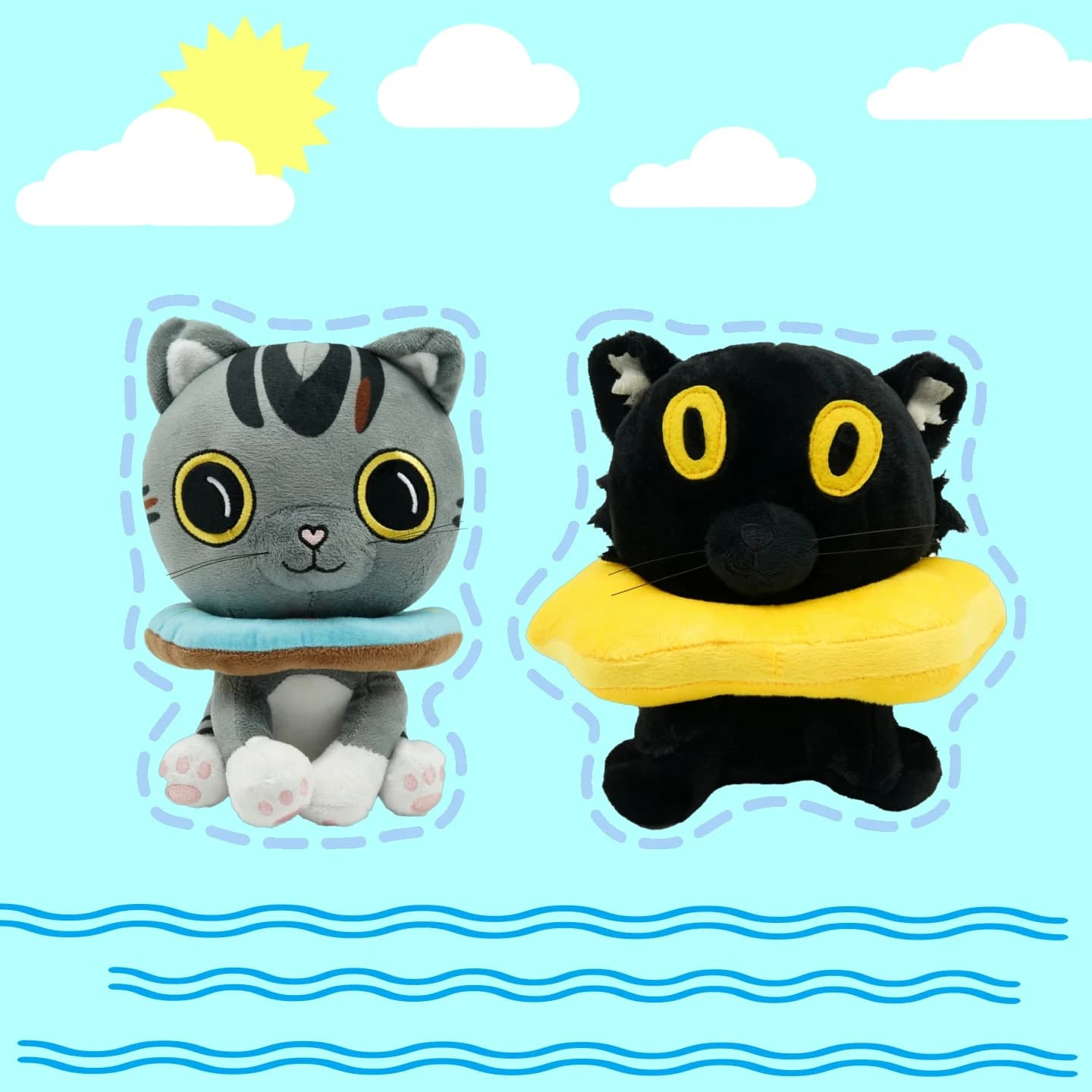 Nuovi Peluche di Ralph e Bella, Simpatici Personaggi dei Cartoni Animati, Giocattoli in Peluche a Forma di Gatto, Regali di Compleanno per Bambini