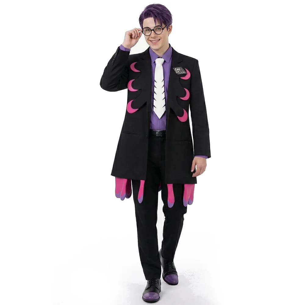 Costume Cosplay di Karasuba da Corbeau, Outfit del Personaggio PM di Anime Legends ZA, Abbigliamento per Occasioni Speciali ed Eventi Manga, Cappotto e Camicia Takerlama