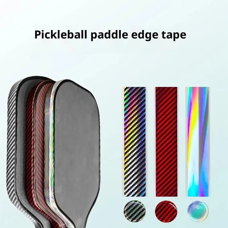 Nastro di protezione del bordo della pagaia per pickleball laser Nastro di protezione del bordo della racchetta della protezione della testa Nastro laser con bordo curvo Nastro di protezione del bordo della pagaia