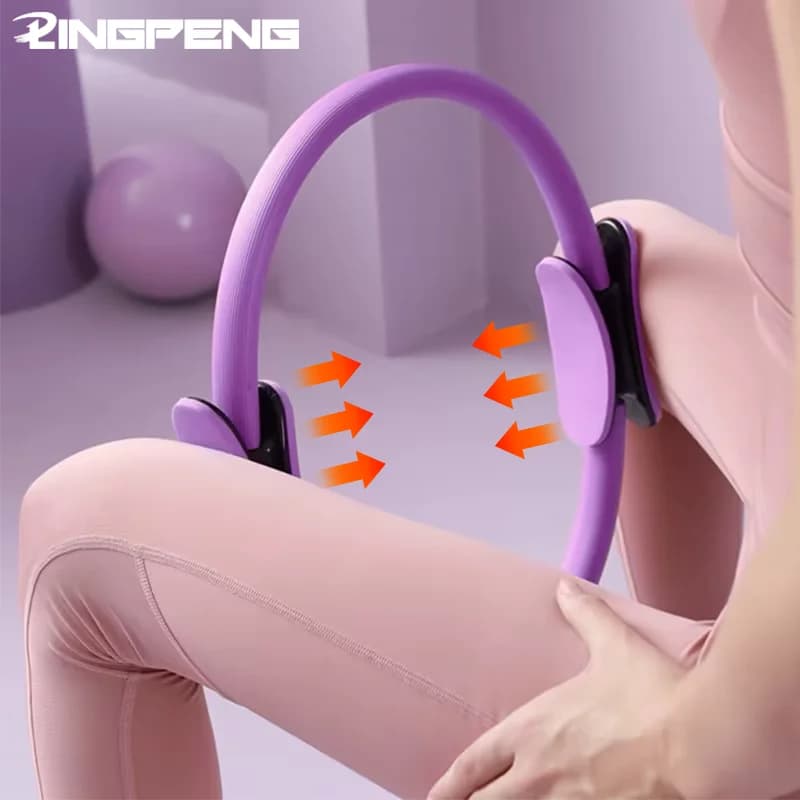 Yoga Fitness Pilates Ring Yoga Open Ring on the Back Magic Ring Muscle Training of the Pelvic Floor Supplies for Yoga Ring Pilates