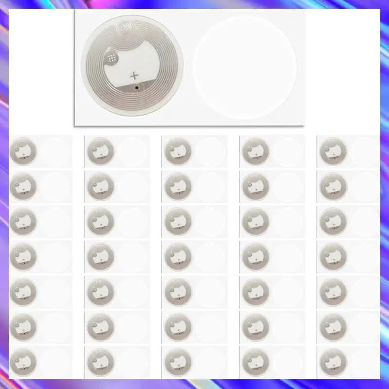 A24U 500 Pz NFC Ntag216 Adesivo Ntag216 Tag NFC NFC 216 Tag Ntag216 Carte NFC 13,56 Mhz Tag NFC Adesivi 888 Byte di Memoria A
