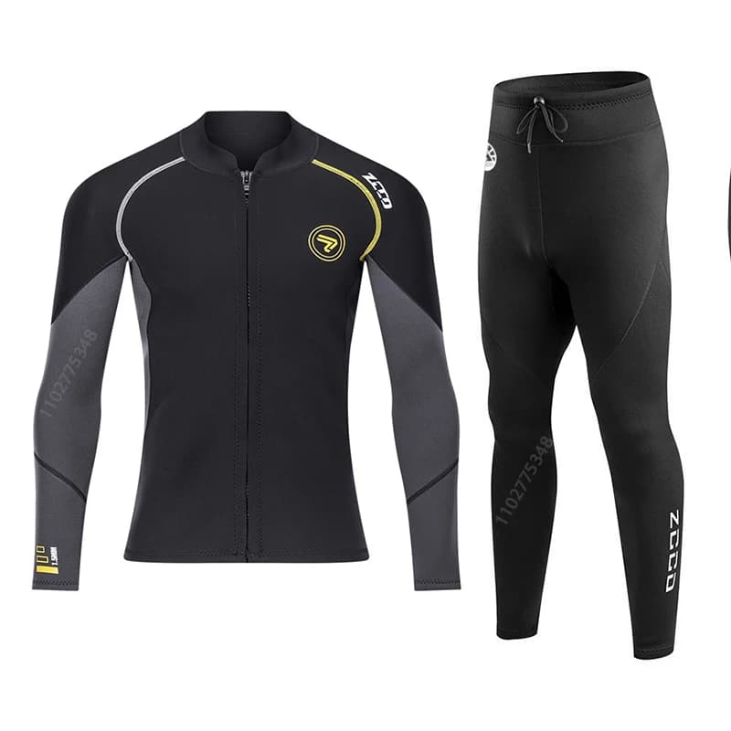 Men's Mute 1.5mm Premium Neoprene Pant Top Mute Short Long Sleeved Mute Diving Snorkeling Surf