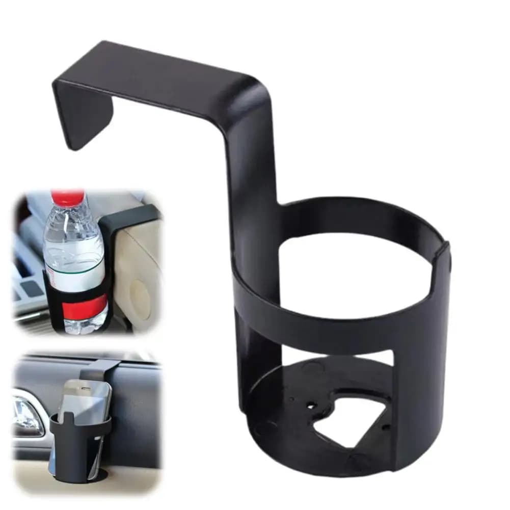 Car Cup Holder Auto Door Window Hanging Beverage Holder Portable Water Bottle Stand Car Storage Rack Auto Interior Accessories