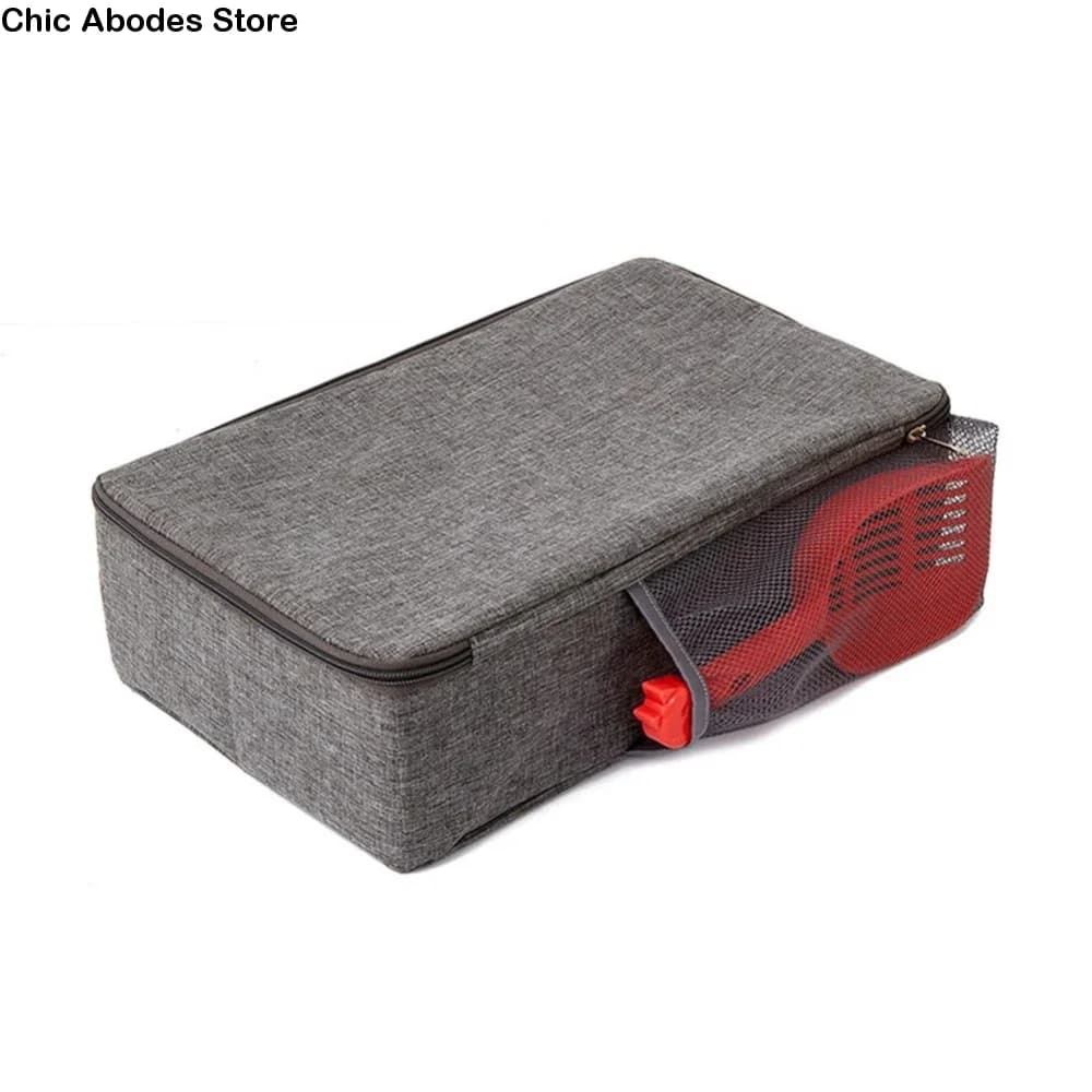 Oxford Cloth Foldable Cat Litter Box Waterproof Rectangular Portable Pet Toilet with Shovel Large Capacity Mobile Cat Toilet