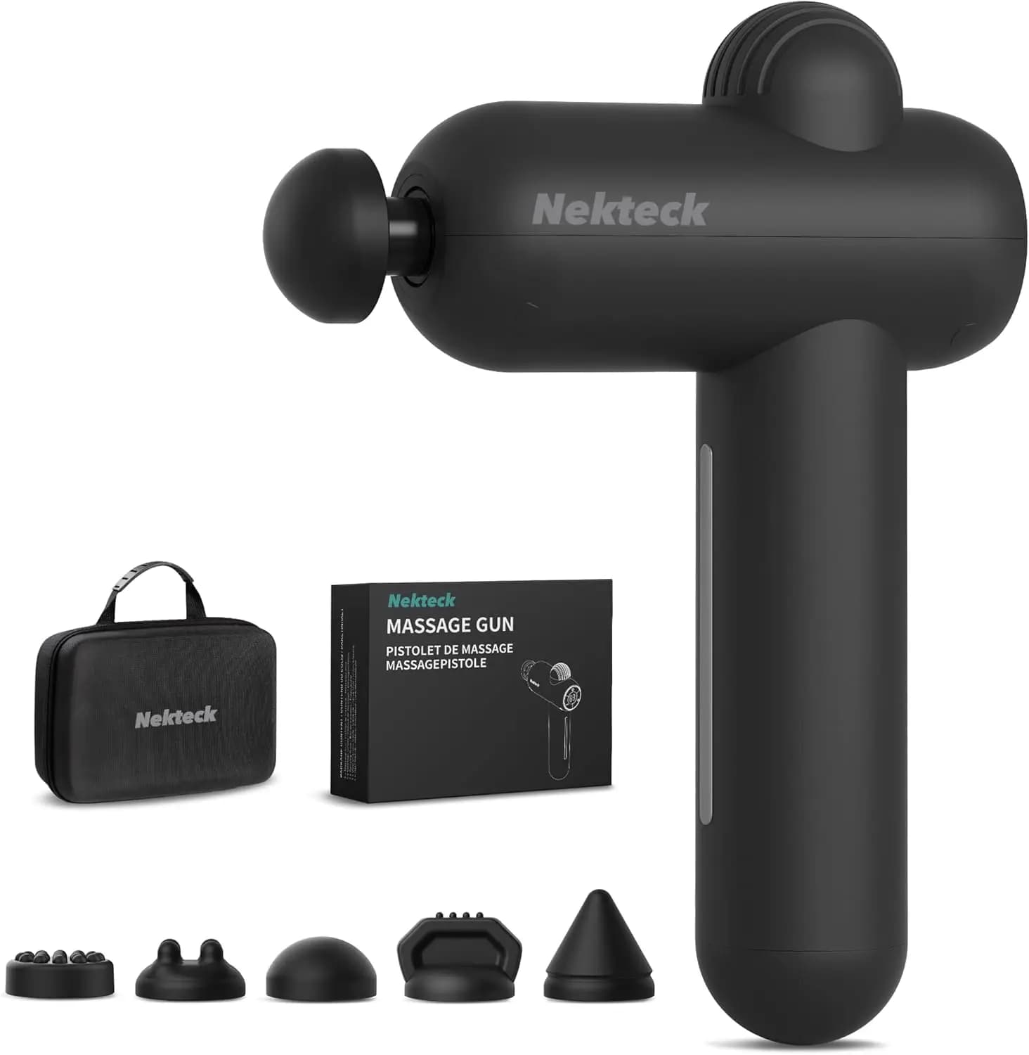 Deep Massage Gun with 12mm Amplitude, 30 Speed, Relax for All Body, USB-C Charging for Home, Office and Travel