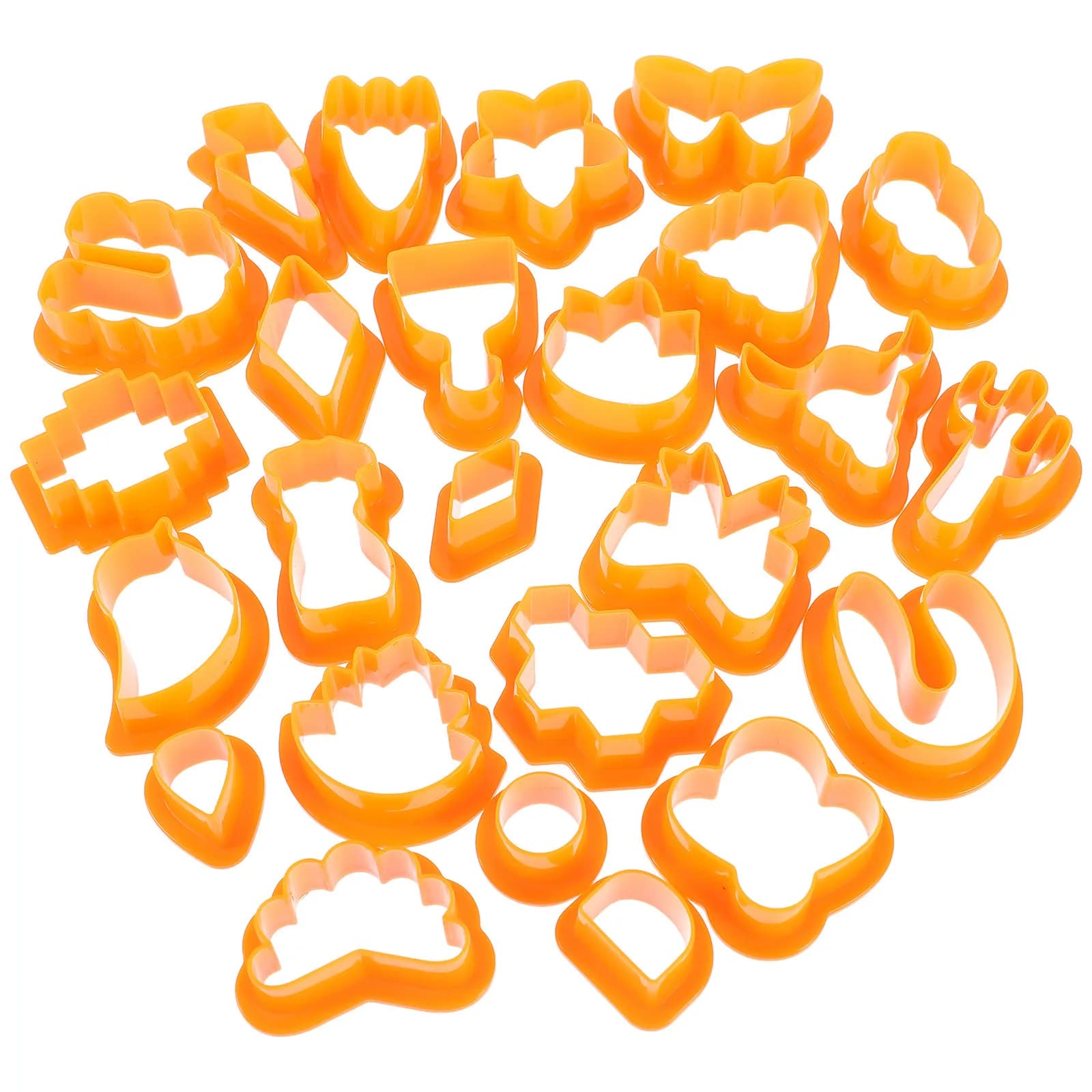 Set di 25 Stampi per Orecchini in Argilla Polimerica, Kit per Creazione Gioielli Fai-da-Te, Strumenti Leggeri in Plastica per Orecchini e Ciondoli