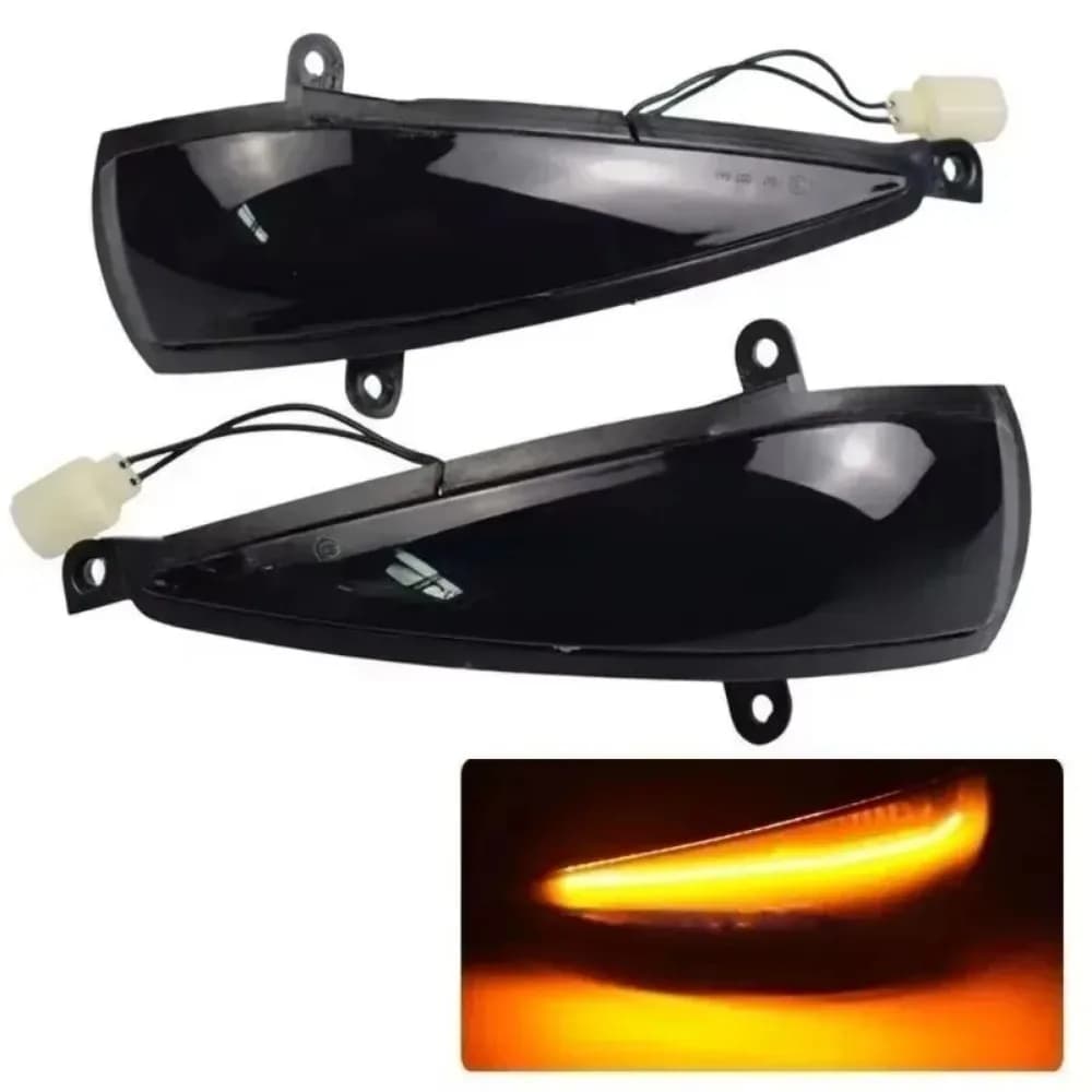 2 Pezzi Nuovi per Mk8 2 4 Porte FD1 FD2 FD3 FD4 FD5 FD6 FD7 Indicatore di Direzione Dinamico a LED Freccia Specchietto Retrovisore