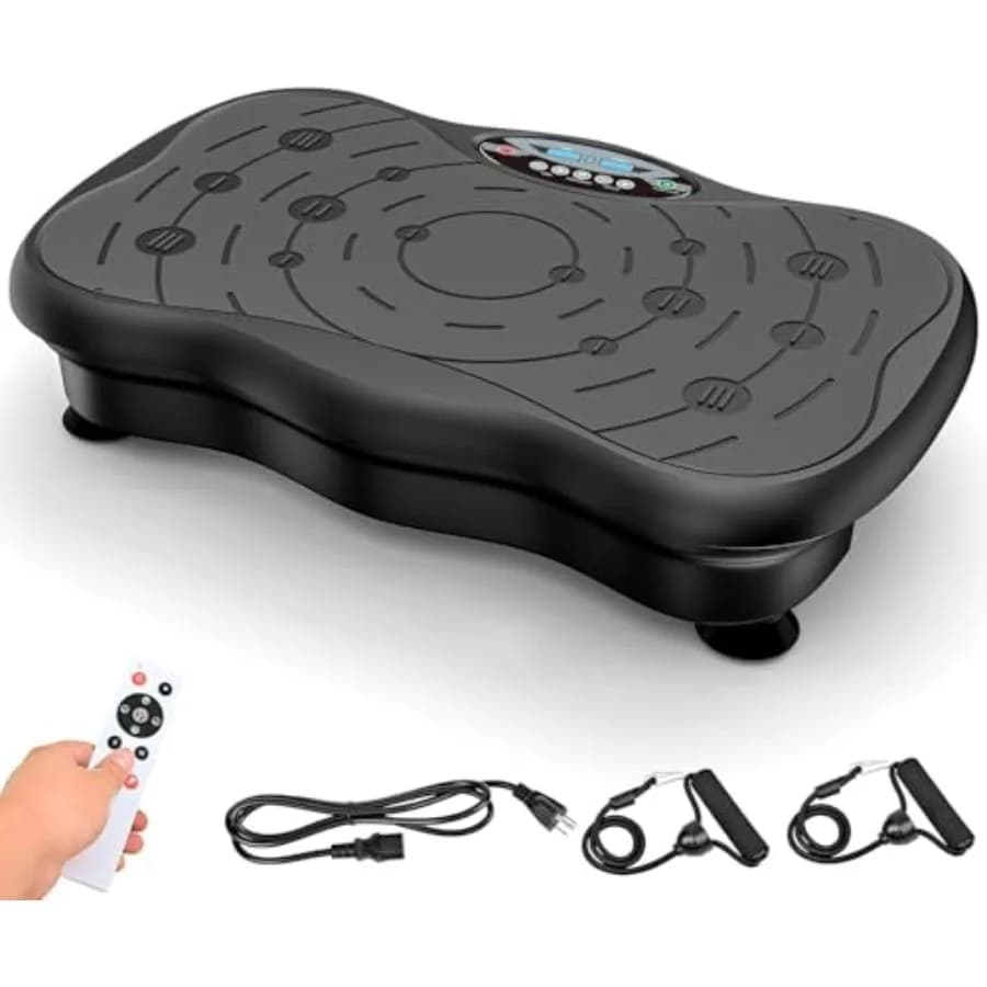 Piattaforma Vibrante per Esercizi, Drenaggio Linfatico, Perdita di Peso, Allenamento Completo del Corpo, Fitness Domestico