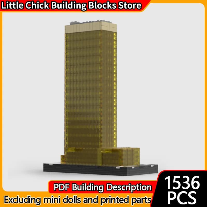 City Street View Model MOC Building Bricks Far East Finance Center Modular Technology Children Holiday Gifts Assemble Toys Suit