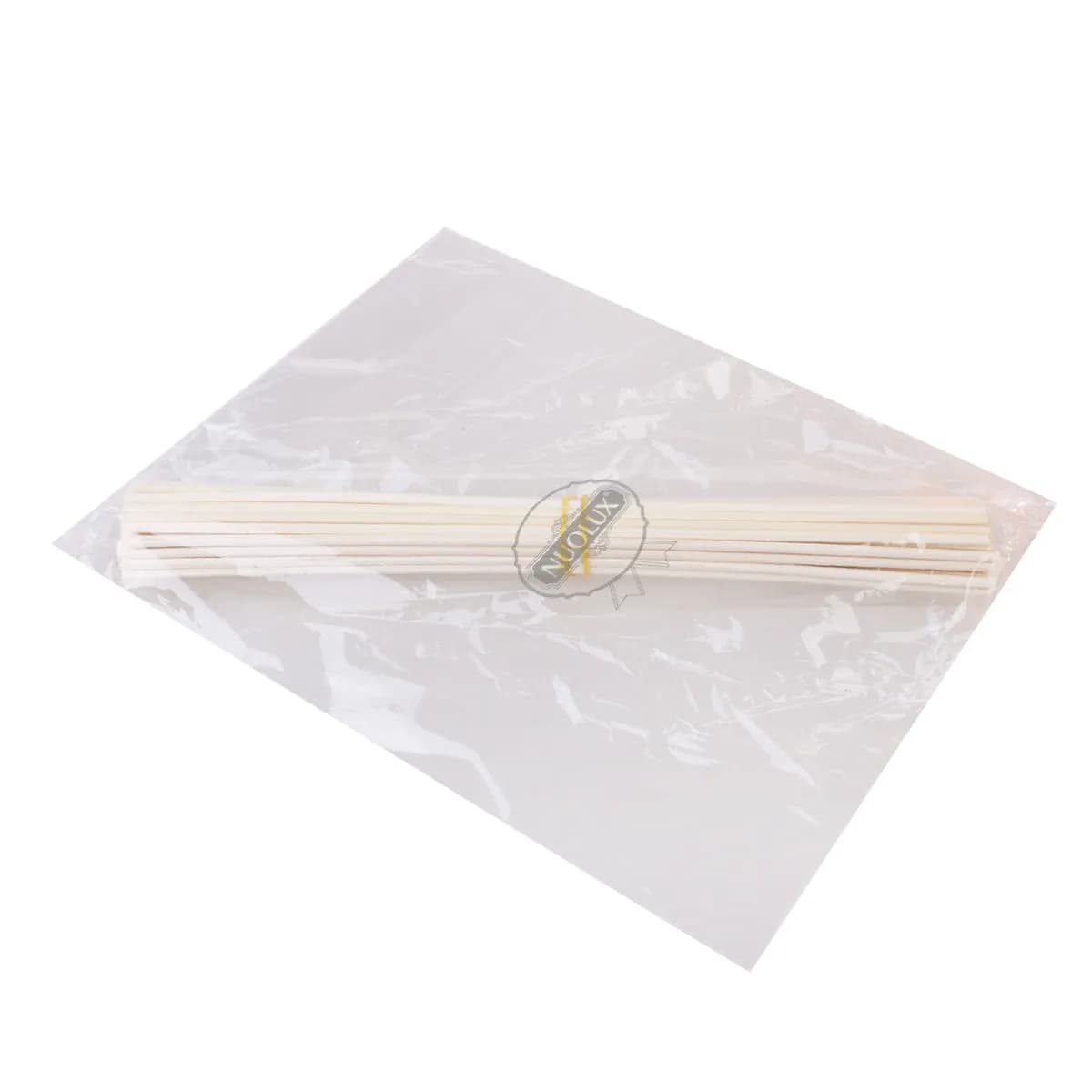50 Pezzi Bastoncini Diffusori in Legno Colorato 24Cm, Bastoncini di Ricambio in Rattan per Diffusori di Oli Essenziali per Profumare l'Ambiente