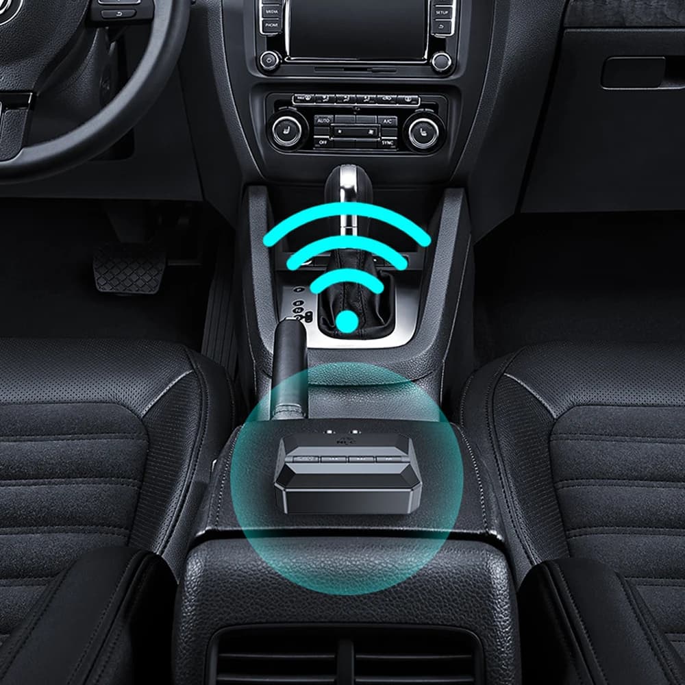 Ricevitore Bluetooth 5.3 Amplificatore altoparlante stereo a adattatore wireless senza perdita Ricevitore Bluetooth intelligente NFC Supporta la scheda TF