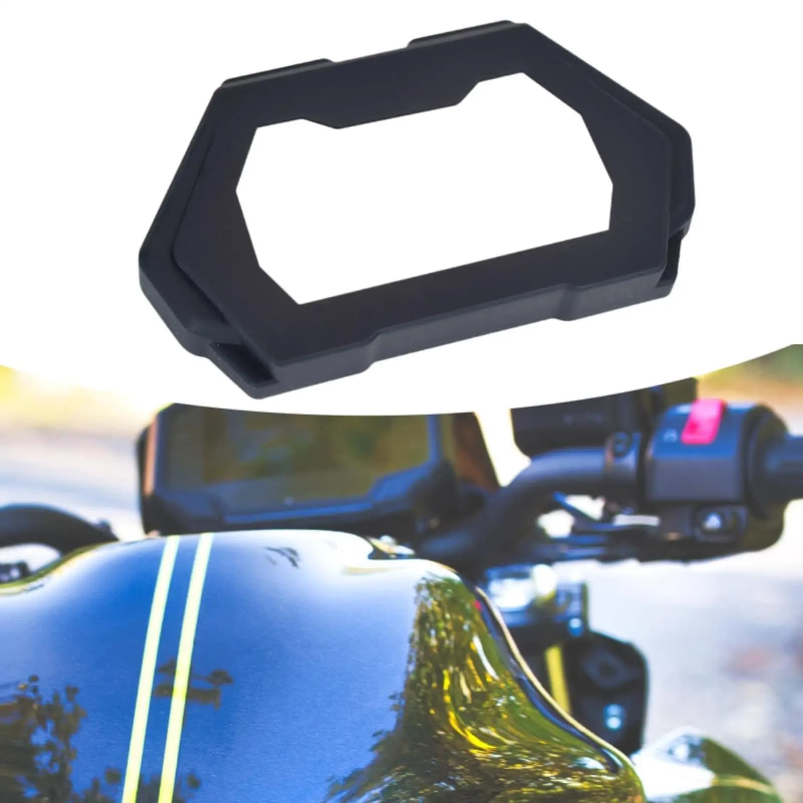 Custodia protettiva impermeabile in silicone Custodia protettiva robusta Parte protettiva Copertura dello schermo del tachimetro facile da installare per scooter elettrico