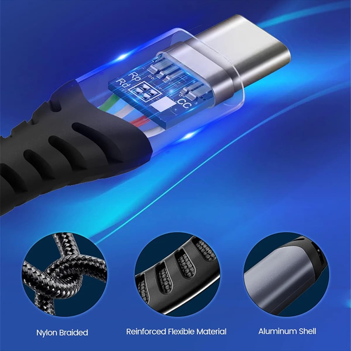 eFlash&Deal!e{Actionator for headphones and chargers from USB C to 3.5 mm, dongle cable from USB C to jack Aux 2 in 1 with fast charging PD 60 W