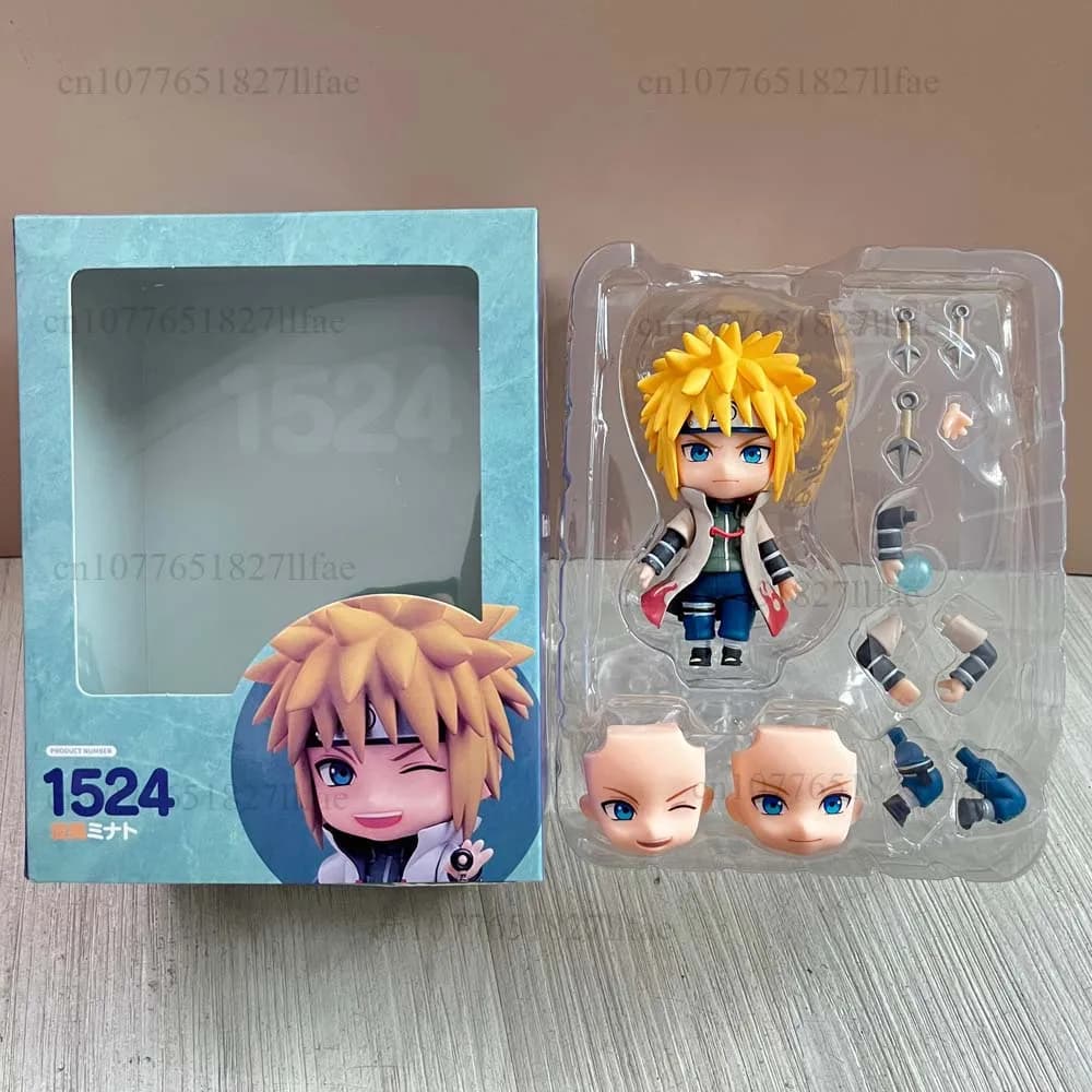 Naruto Figura 1524 Minato Namikaze Rasengan Onda Feng Shui Cancello Statua Action Figure Modello Giocattolo Comune Bambola Mobile Regalo Di Natale