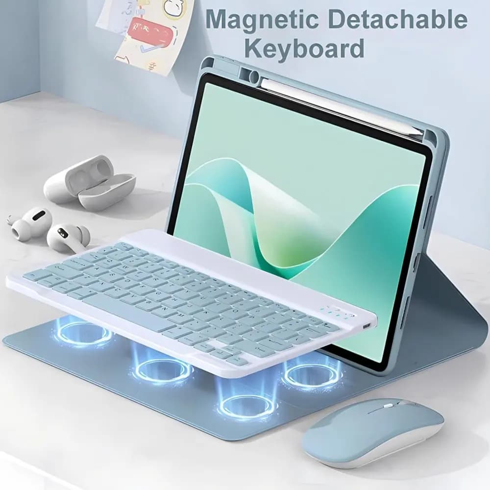 Custodia tablet per Huawei MatePad 11.5s 2024 con portapenne Cover separabile per tastiera Bluetooth wireless per MatePad 11.5s Cover