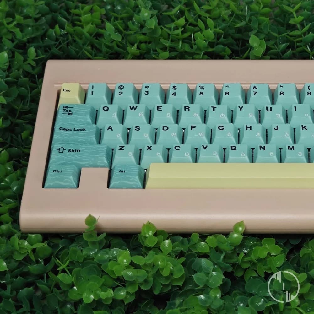Fog sea keycap PBT sublimazione a cinque lati tasti originali di altezza adatti per tastiere meccaniche come wooting asse magnetico