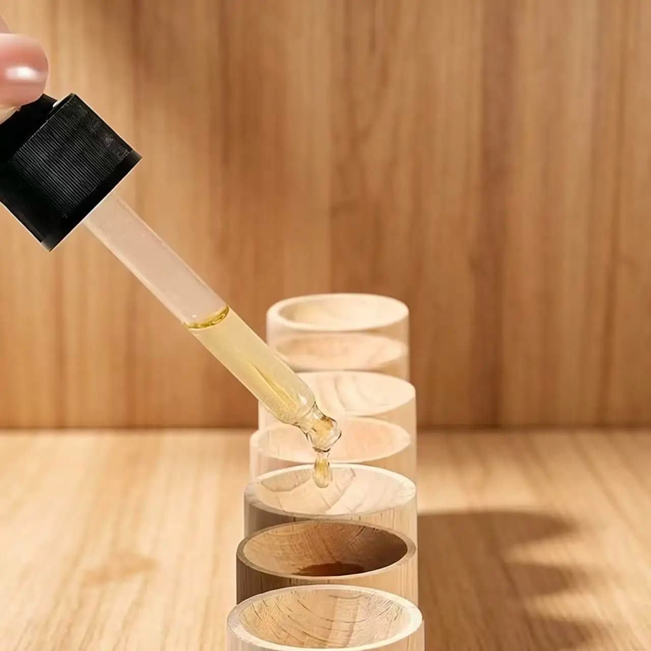 Diffusore di Aromi in Legno Naturale per Auto, Diffusore di Oli Essenziali, Profumatore per Casa, Ufficio, Camera da Letto, Decorazione da Scrivania