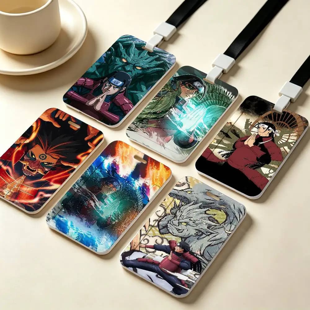 Anime Hashirama Senju NFC Contactless Sliding Card Sleeve For Student Cards, Bus Cards, ID Cards, And Work Permits