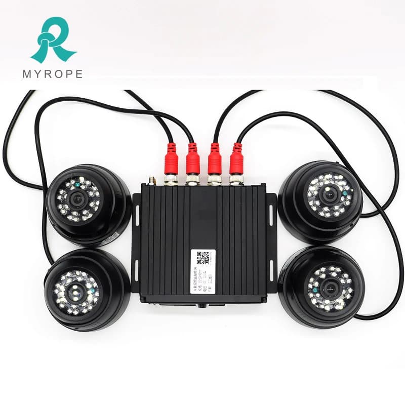 HD 1080P DVR mobile BSD ADAS DMS Veicolo CCTV Scheda SD MDVR GPS 4G Wifi Telecamera per camion