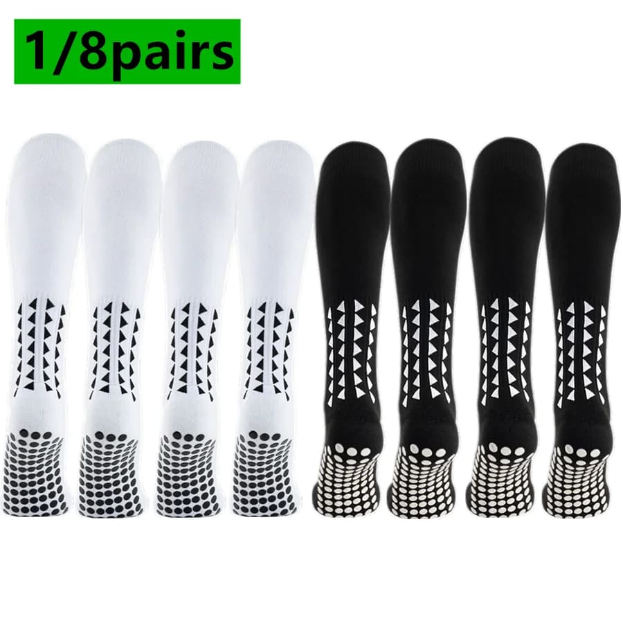 1/8 pairs of professional socks with sponge bottom for men and women, basketball socks