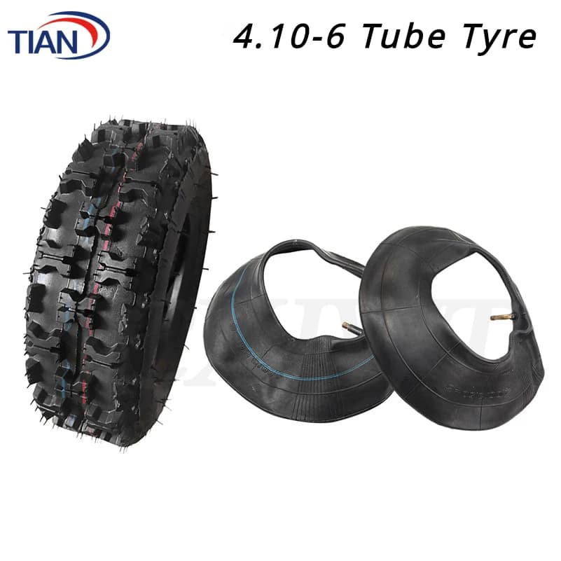 Pneumatico 4.10-6 Pneumatico Camera d'aria Pneumatico esterno Adatto per 47cc 49cc Piccolo ATV Go Kart Mini Quad Parti di ruote per motoslitta