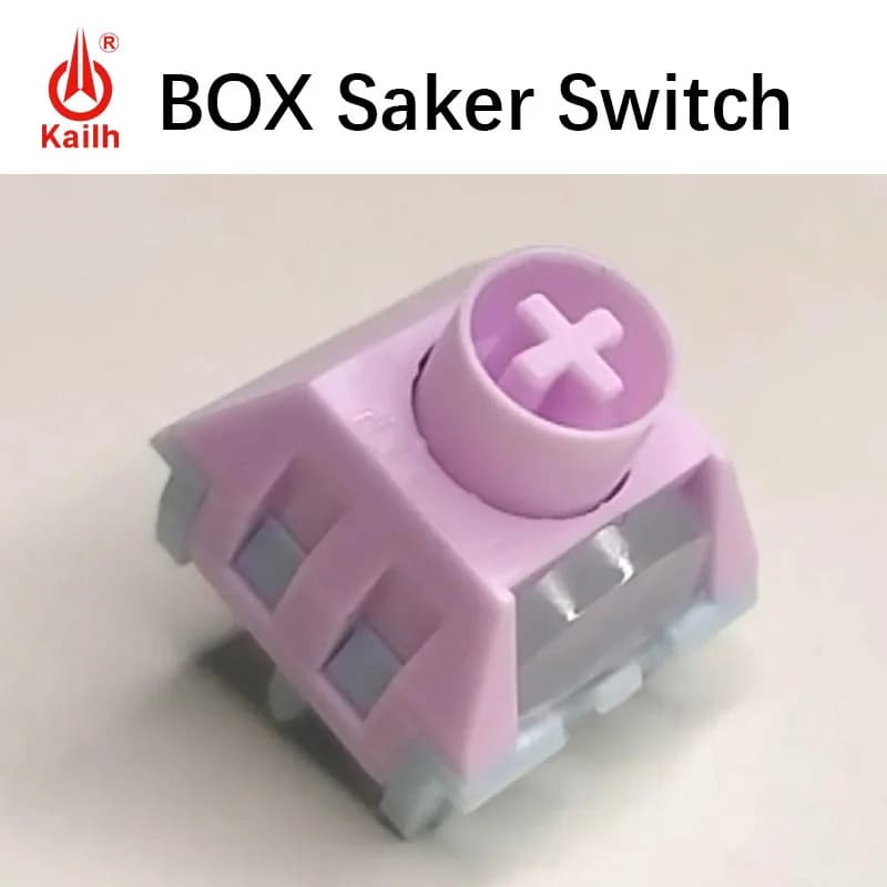 Switch Kailh BOX Falcon Lineare 1.3mm Trigger Rapido Corsa 2.0mm 42gf Guida Luminosa RGB Switch da Gaming per Tastiera Meccanica Personalizzata