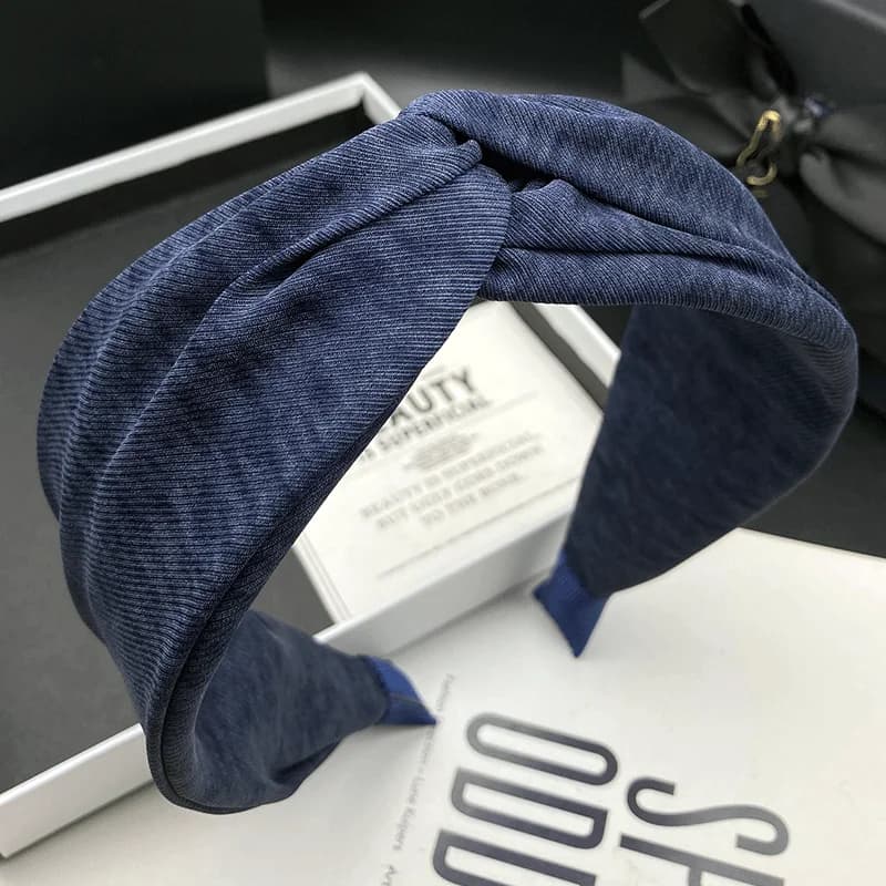 Nuova molletta per capelli in tessuto per donna, dal tocco di lusso, adatta all'uso da parte di adulti. Fascia per capelli con ampio bordo a compressione