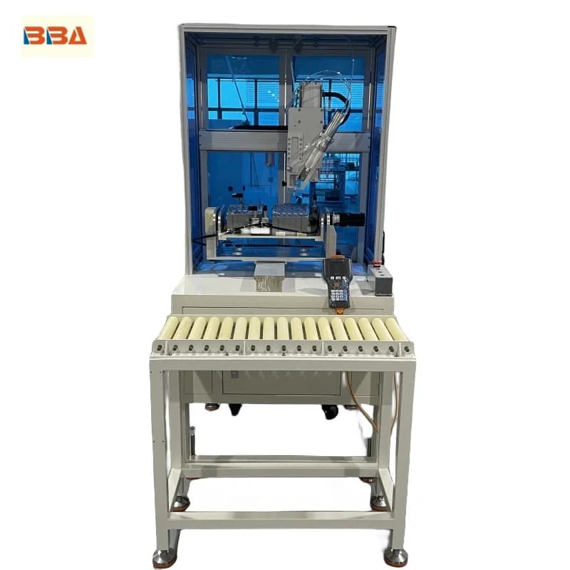 Automatic glue dispensing machine Roller conveyor Online glue machine 50ml Ab Robot glue dispenser cartridges for battery