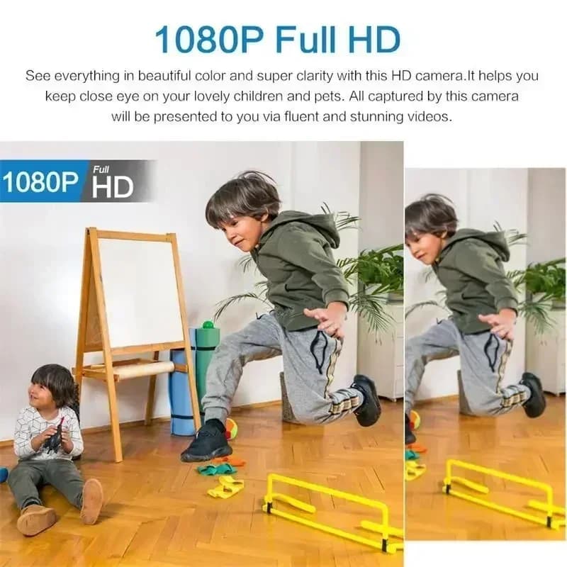 1080P HD Mini WiFi Camera 140° Wide Angle Night Vision Home Security Camera Motion Detection Remote View Baby Pet Monitor 2026