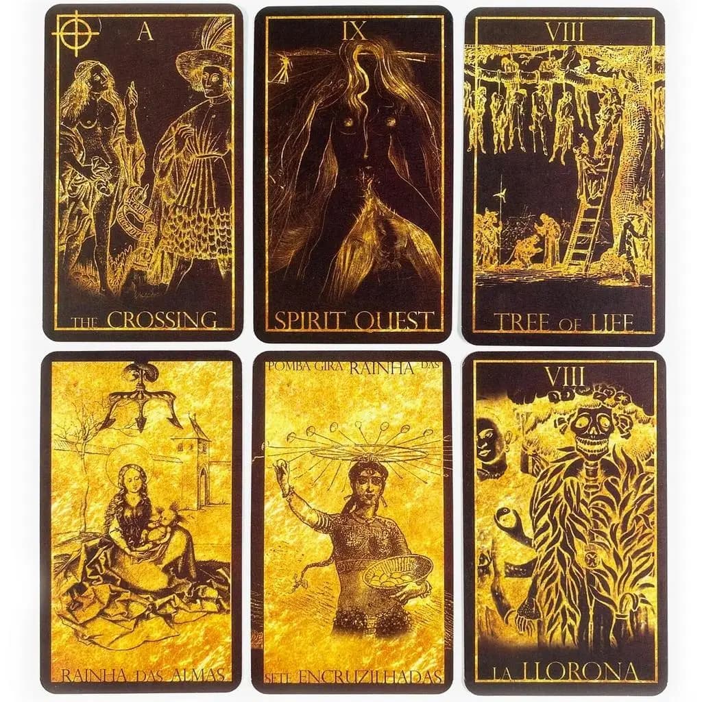 10.3*6cm The Qedavian Tarot Deck Fortune-telling profease Oracle Cards