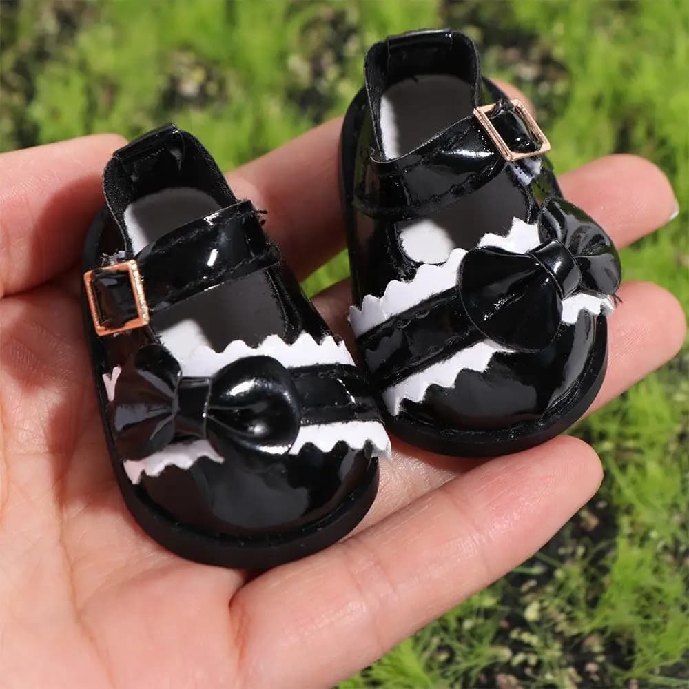 Casual Shoes PU Leather PU Leather Bow Shoes Boots Shoes Shoes Leather Shoes 1 Pair DIY Handmade Shoes Boots Gifts