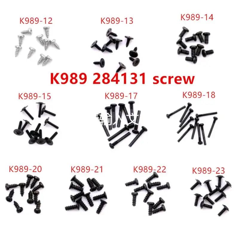 Wltoys 284131 284010 284161 K989 parti K989-12 K989-13 K989-14 K989-15 K989-17 K989-18 K989-20 K989-21 K989-22 K989-23 viti
