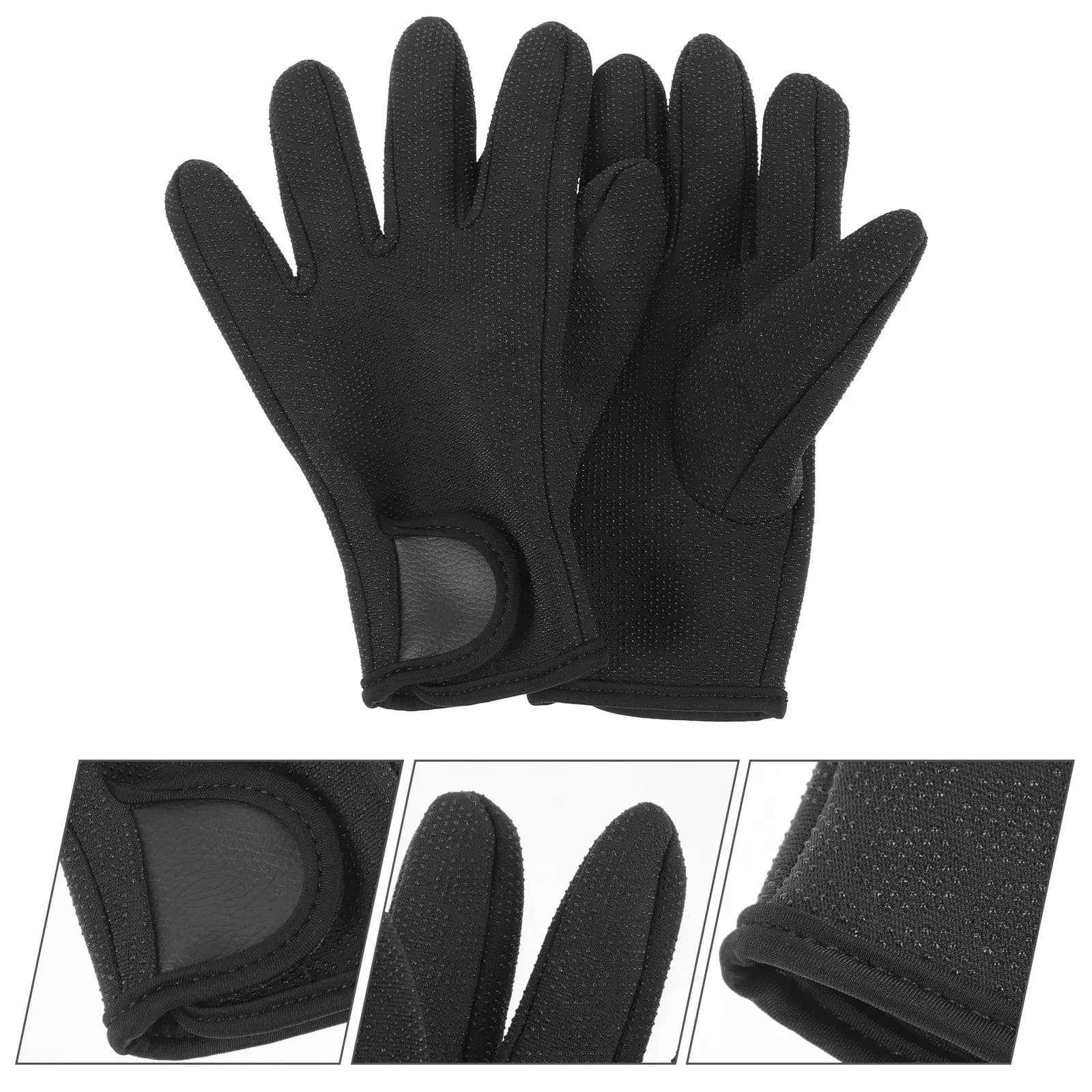 1 pair of cold-resistant professional diving gloves, neoprene waterproof isolated swimming gloves often for scuba diving