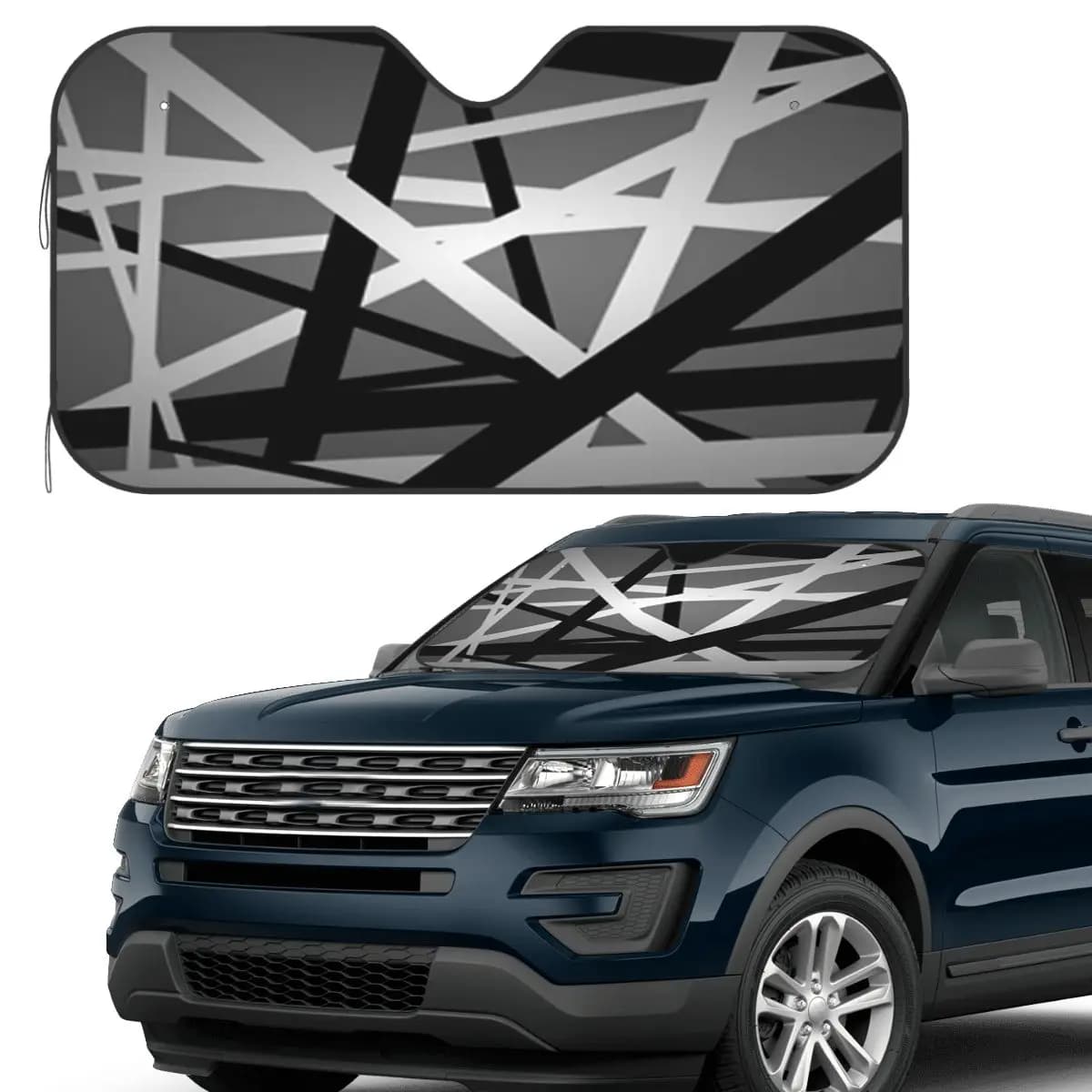 Light Van Halen Parasole grigio Parabrezza Parabrezza anteriore per auto Finestra Visiera parasole Accessori Coperture