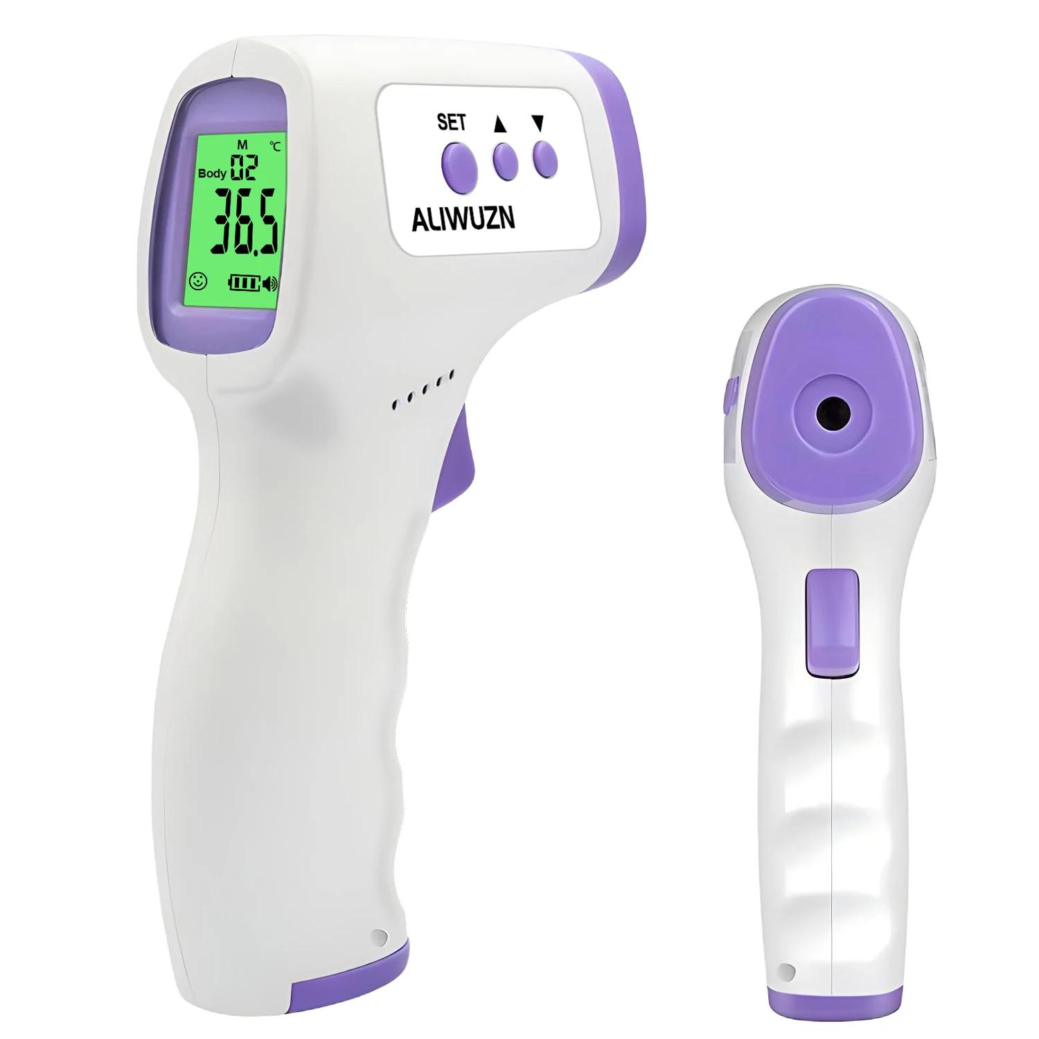Infrared thermometer for medical fever Digital laser thermometer without contact Thermometer for measuring the temperature of the front for children and adults