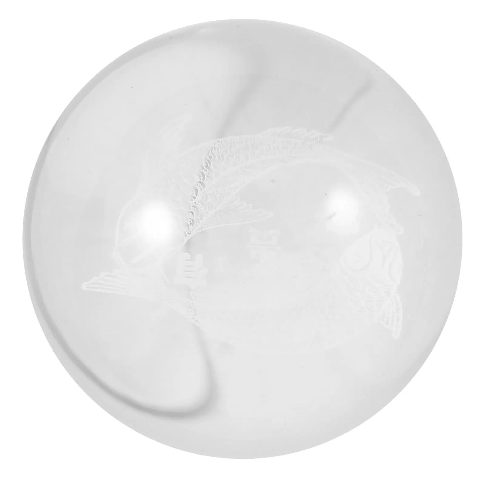 Sfera di Cristallo Decorativa - Elegante Sfera Trasparente per Arredamento da Tavolo, Design d'Interni per Soggiorno e Studio, Naturale