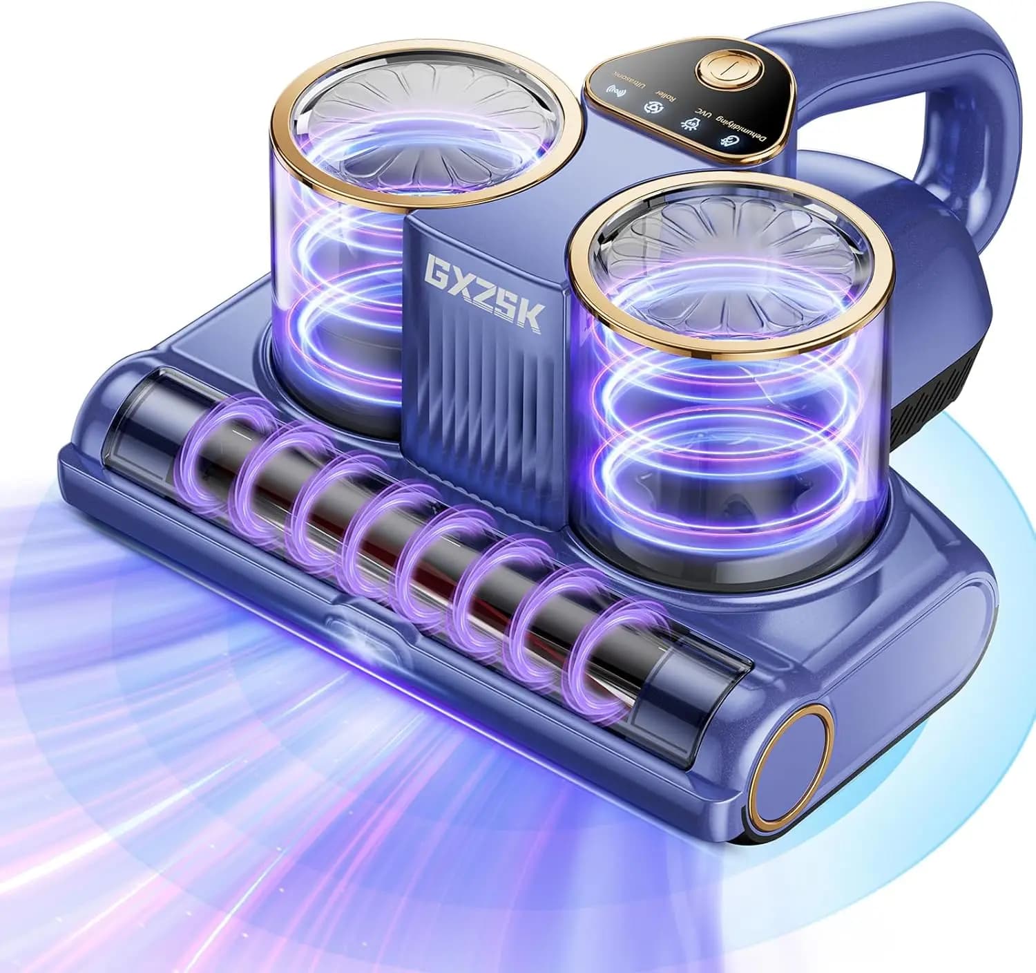 Aspirapolvere per materassi da 16kPa con luce UV-C, ultrasuoni e riscaldamento per letto, divano, poltrona
