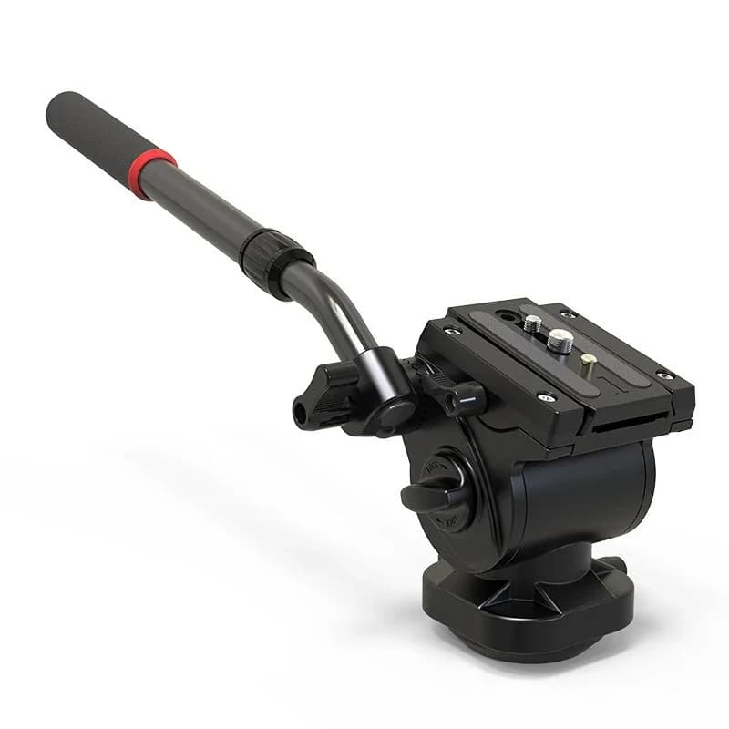 Hydraulic damping gimbal camera tripod slide rail photography shooting fine-tuning track SLR camera