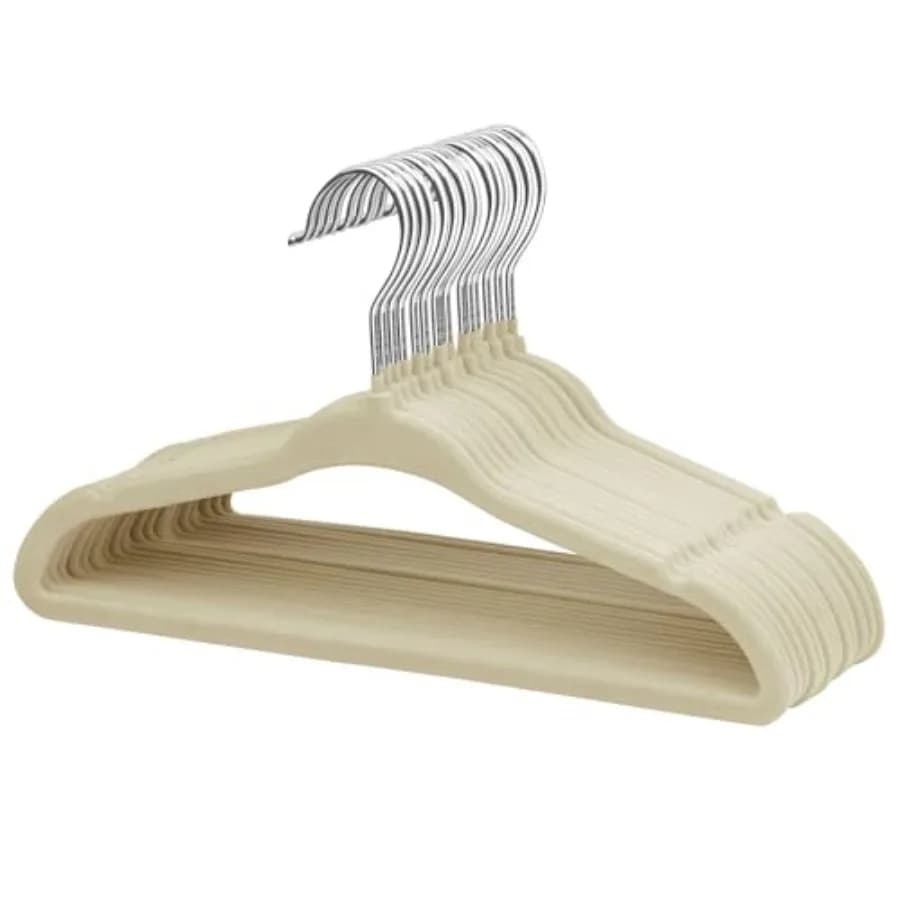 Baby Velvet Clothes Hangers, s Hangers for Clothes Space Saving Non-Slip