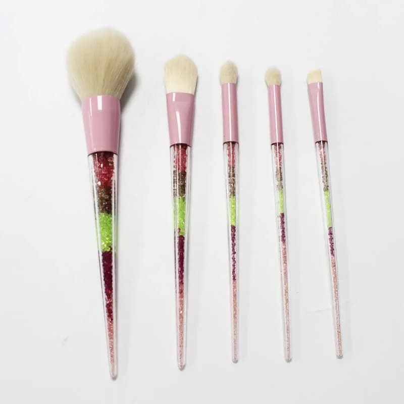 5 in 1 Set di pennelli per trucco Kit strumento fondotinta in polvere pennello per ombretto per sopracciglia Maquiagem correttore contorno pennelli per trucco