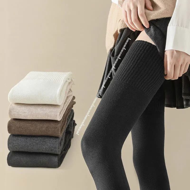 New Extended leg winter socks High thigh socks for women 100 cm JK Lolita Footwear on the knee Thin velvet socks on the thigh